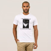 Tuxedo Black & White Cat T-Shirt (Voorkant volledig)