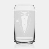 Tuxedo blikvorm glas (Achterkant)