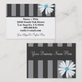 Tuxedo Blues High Mode Boutique Floral Designer Visitekaartje (Voorkant / Achterkant)