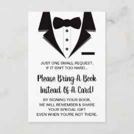 Tuxedo boek Kaart, boeken voor Baby Informatiekaartje