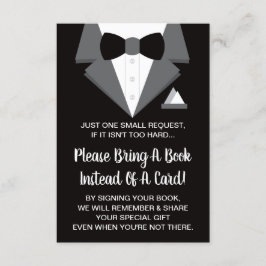 Tuxedo boek Kaart, boeken voor Baby Informatiekaartje