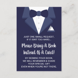 Tuxedo boek Kaart, boeken voor Baby Informatiekaartje