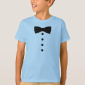 Tuxedo Bow stropdas Apparel Formal T-shirt (Voorkant)