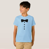 Tuxedo Bow stropdas Apparel Formal T-shirt (Voorkant volledig)