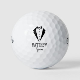 Tuxedo Bruidegom Golfballen