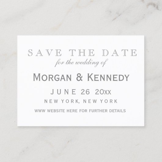 Tuxedo bruiloft boog Stropdas opslaan van de datum Visitekaartje (Achterkant)