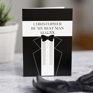 Tuxedo bruiloft worden mijn beste man groomsman Ka