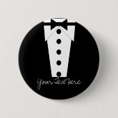 Tuxedo-Button Ronde Button 5,7 Cm (Voorkant)
