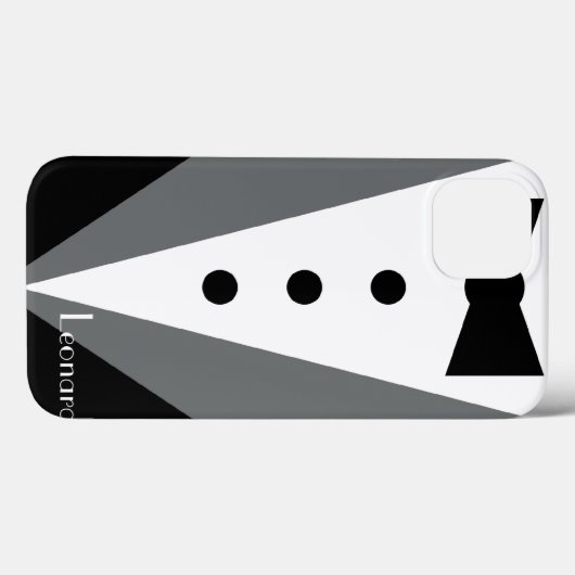 Tuxedo Case-Mate iPhone Case (Achterkant (horizontaal))