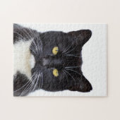 Tuxedo Cat 11x14 Photo Puzzle with Gift Box Legpuzzel (Horizontaal)