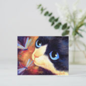 Tuxedo Cat Art - Multi Briefkaart (Staand voorkant)