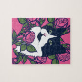 Tuxedo Cat Artwork Legpuzzel (Horizontaal)
