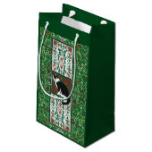 Tuxedo Cat Baroque Klein Cadeauzakje (Achterkant Gekanteld)