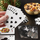 Tuxedo Cat Black en White Pokerkaarten (Insitu)