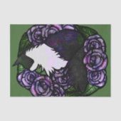 Tuxedo Cat Black en witte katten Tissuepapier (Voorkant)