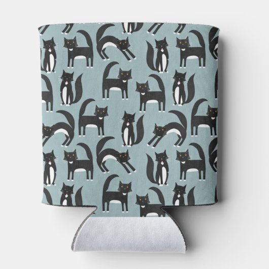 Tuxedo Cat Blikjeskoeler (Achterkant)