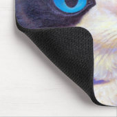 Tuxedo Cat Butterfly Painting - Multi Muismat (Hoek)