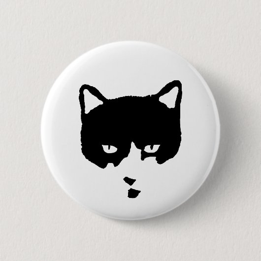 Tuxedo Cat Button (Voorkant)