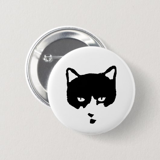 Tuxedo Cat Button (Voorkant /achterkant)