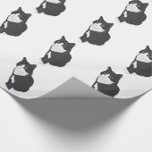 Tuxedo Cat Cadeaupapier (Hoek)
