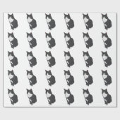 Tuxedo Cat Cadeaupapier (Vlak)