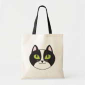Tuxedo Cat Canvas tas (Voorkant)