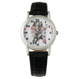 Tuxedo Cat Cats Art Animal Childs Room Watch Horloge