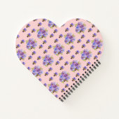 Tuxedo Cat Cats Pastel Roze Meisjes  Notitieboek (Achterkant)