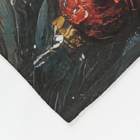 Tuxedo Cat Christmas  Beach Fleece Deken (Hoek)