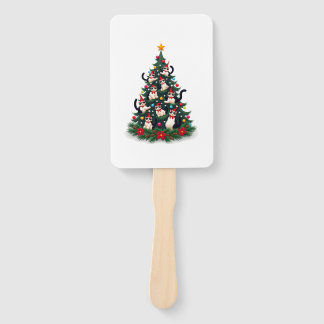 Tuxedo Cat Christmas Tree Tuxedo Cat Lights Xmas M Handwaaier