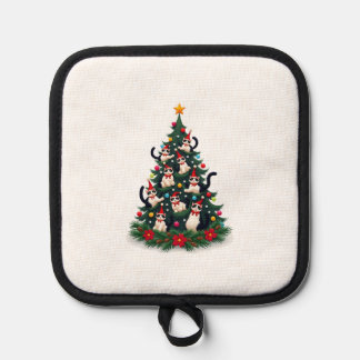 Tuxedo Cat Christmas Tree Tuxedo Cat Lights Xmas M Pannenlap