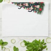 Tuxedo Cat Christmas Tree Tuxedo Cat Lights Xmas M Theedoek (Gevouwen)