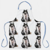 Tuxedo Cat Cute Cats Black White Animal Apron Schort (Voorkant)