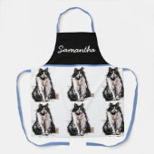 Tuxedo Cat Cute Cats Black White Animal Pet Apron Schort (Voorkant)