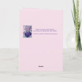 Tuxedo Cat Cute  Flowers Katten Birthday Card Kaart (Achterkant)