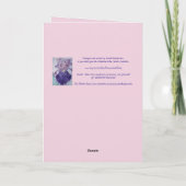 Tuxedo Cat Cute Funny Denking You Love Card Kaart (Achterkant)