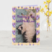 Tuxedo Cat Cute Funny Quote met veel liefdeskaart Kaart (Gele Bloem)