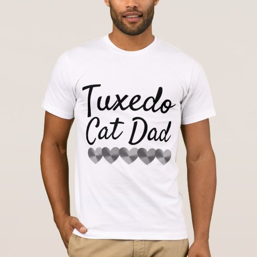 TUXEDO CAT DAD T-Shirts (Voorkant)
