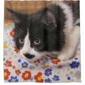 Tuxedo Cat Douchegordijn (Voorkant)