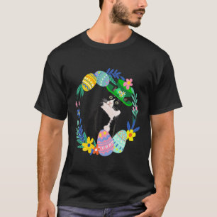 Tuxedo Cat Easter Eggs Bunny Pet T-shirt