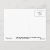 Tuxedo Cat en White Butterfly Painting Briefkaart (Achterkant)