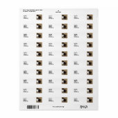 Tuxedo Cat Etiket (Full Sheet)