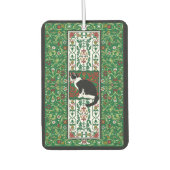 Tuxedo Cat Fancy Design Groen Luchtverfrisser (Voorkant)