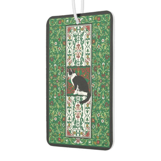 Tuxedo Cat Fancy Design Groen Luchtverfrisser (Links)