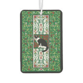 Tuxedo Cat Fancy Design Groen Luchtverfrisser (Achterkant)