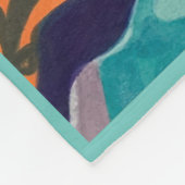 Tuxedo Cat Fleece Deken (Hoek)