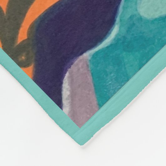 Tuxedo Cat Fleece Deken (Hoek)