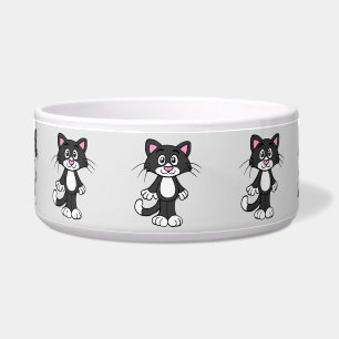 Tuxedo Cat Food Bowl Voerbakje