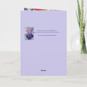 Tuxedo Cat Funny Merry kersttenkaart Kaart (Achterkant)