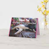 Tuxedo Cat Funny Mexican Wave Cute Hartelijk dank Kaart (Gele Bloem)